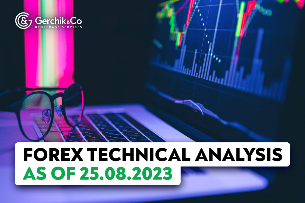 FOREX Technical Analysis as of 25.08.2023