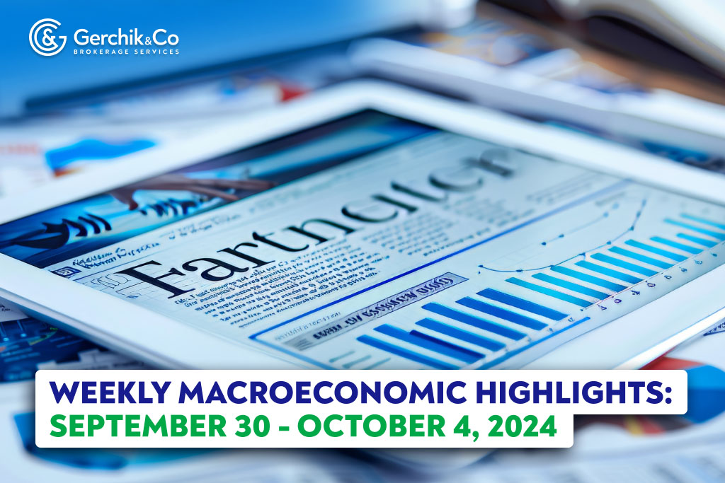 Weekly Macroeconomic Highlights: September 30–October 4, 2024